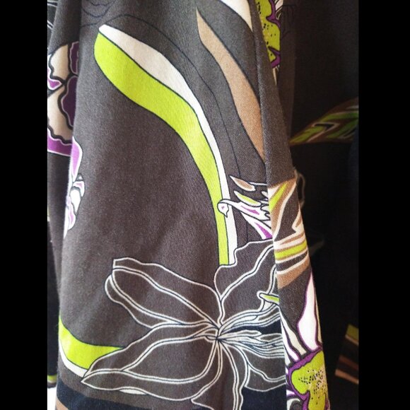 Flouncy A-Line Multicolour Floral Patterned Skirt, Size 11 - Picture 4 of 8